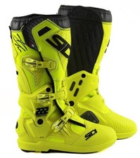 STIVALI CROSS SIDI ATOJO SRS GIALLO FLUO LTD LAST EDITION TONY CAIROLI 222 TG 44