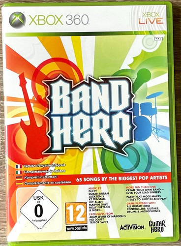Band hero gioco xbox - band, 360