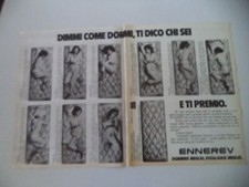 advertising Pubblicità 1980 MATERASSO ENNEREV