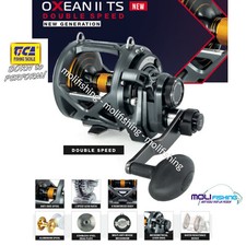 MULINELLO PESCA TRAINA DRIFTING TICA OXEAN II 20- 30-50 LBS DOPPIA VELOCITA' NEW