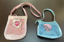 BORSETTE BAMBINA 2 PEZZI ROSA E AZZURRA