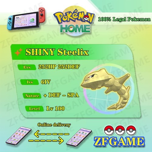 6iv shiny steelix - steelix, +