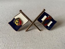 Stemma Abarth Pininfarina - Bandiere Incrociate - Raro da Collezione