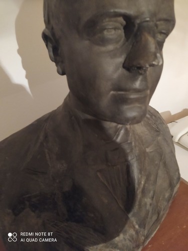 Busto gesso commemorativo - busto,