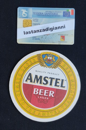 Birra amstel sottobicchiere - birra,