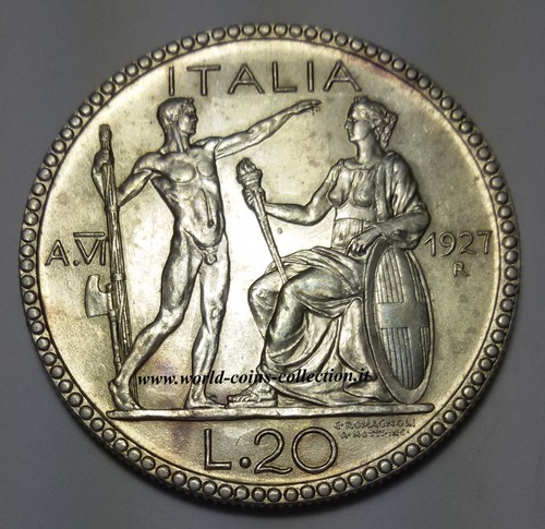Italia regno lire 1927 - italia,