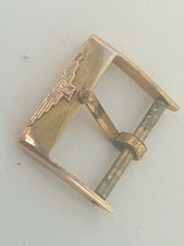 LONGINES Chronograph 13ZN 30ch Buckle 16mm Plaque Golden Gold filled 50s eagle