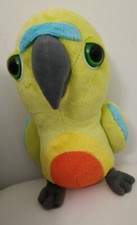 Peluche Pappagallo Parrot Protected World mondo protetto occhi grandi 20cm Plush