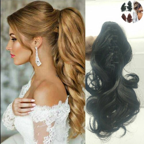 Fermaglio coda capelli veri