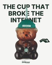 Bicchiere in vetro Starbucks