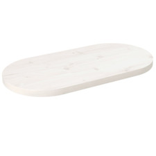 vidaXL Piano Tavolo Bianco