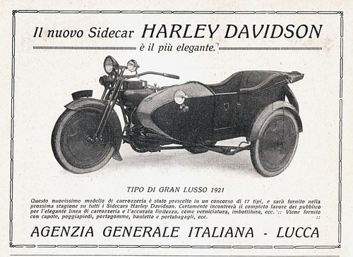 Pubblicita 1921 moto - 1921,