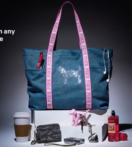 Borsa victoria secret blu - borsa, victoria's