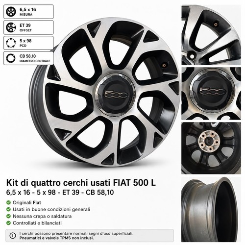 Kit cerchi usati fiat - kit, 4