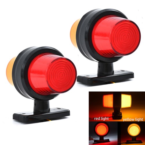 12v 24v led - 2x, orange