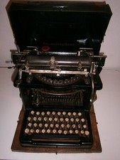 MACCHINA DA SCRIVERE MOLTO ANTICA - D'EPOCA REMINGTON MOD 7 ANN0 1896