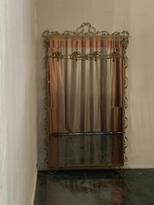 Glass & Wrought Iron Shelf by