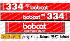 Bobcat 334 Mini Escavatore Completo Decalcomania Set