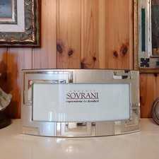 Cornice Portafoto curva in Argento 925 SOVRANI anni 2000 x foto 25x10 - Moderna