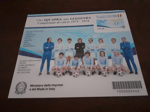 Lazio calcio francobollo - calcio,