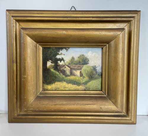 Antico quadro dipinto - olio, su