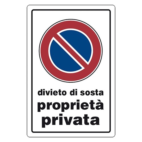 Cartello segnaletica divieto - cartello,