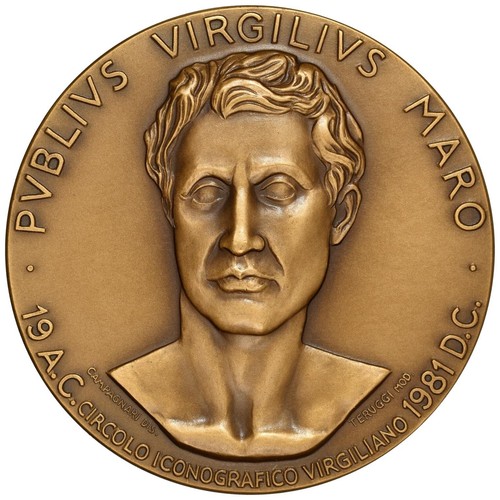 Medaglia publio virgilio - medaglia,