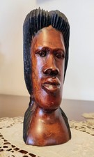 Arte africana del legno. Busto intagliato di una donna. Unico proprietario.