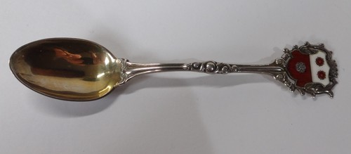 Antico cucchiaio smaltato