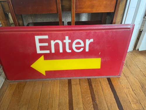 Vintage mcdonalds welcome exit - vintage,