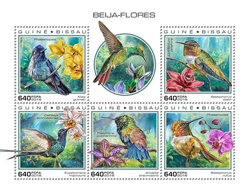 Francobolli colibrì - colibrì,