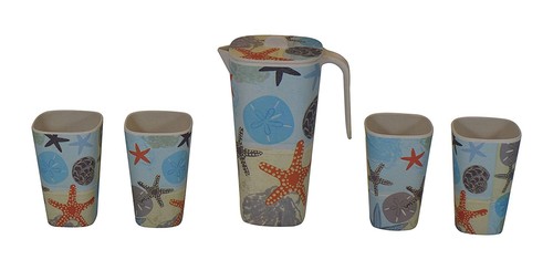 Set caraffa 4bicchieri stile - set,