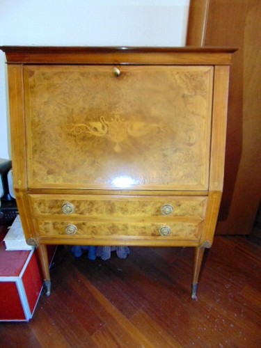 Antica secretaire intarsiato - antica,