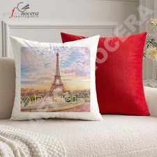 Cuscino Quadrato arredo Parigi panorama idea regalo souvenir