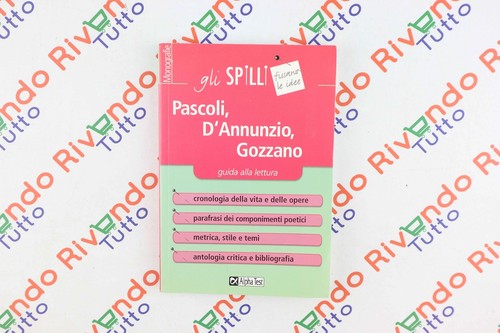 Gli spilli pascoli annunzio - gli,