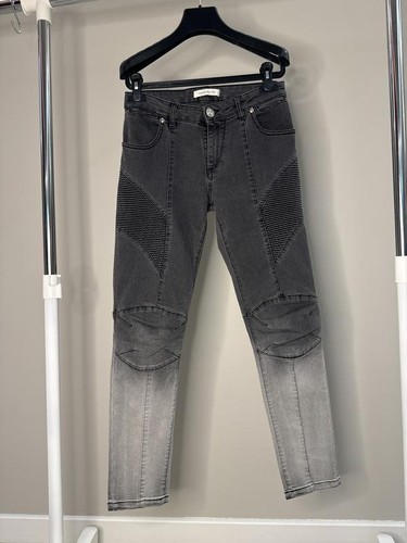 Jeans donna balmain grigio - balmain,