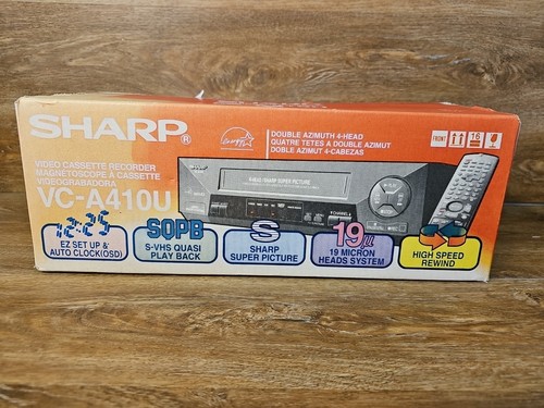 Sharp model a410u vcr - vc-a410u, 4