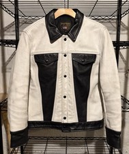 Giacca jeans pelle Vanson
