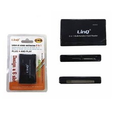 LETTORE SCHEDE DI MEMORIA MEMORY CARD 6IN1 SD TF MICRO SD RS-MMC IT-H578 ESTERNO