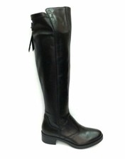 Nero Giardini donna stivali A909602D scarpe pelle stretch nero fatte in Italia