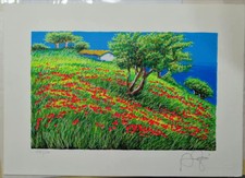 FRANCO AZZINARI Serigrafia cm 25x35