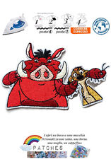 patch Timon e Pumbaa il re leone the lion king toppa termoadesiva iron on Disney