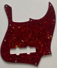 For Fit Fender Geddy Lee Bass Style battipenna chitarra 4 strati tartaruga rossa