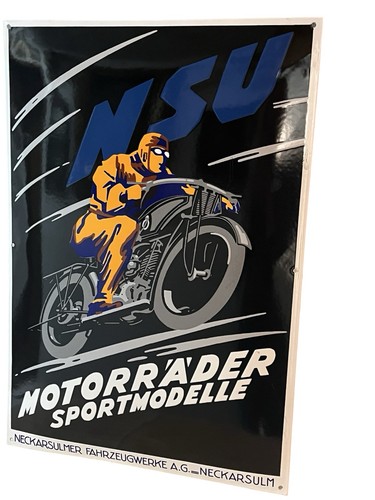 Nsu insegna smaltata sport - nsu,