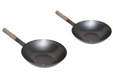 Wok Set Padella 33 + 38cm Ø