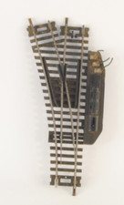 Lima N3051E scambio elettrico deviatoio sinistro 18° rotaia codice 100 H0 1:87