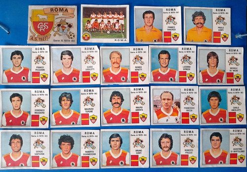 Lotto figurine roma 1979 - lotto, 19