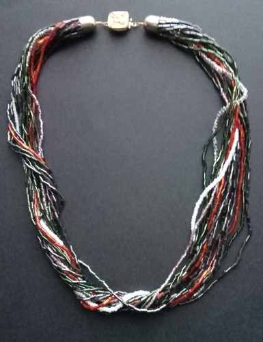 Collana torchon con perline - torchon,