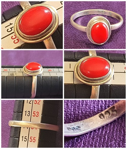 Anello corallo rosso - anello,