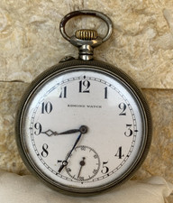 Antico orologio da tasca Edmond Watch Co Manaul Wind funzionante